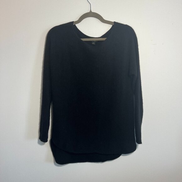 Charter Club 100% Cashmere Sweater, Black.  Size S - Picture 1 of 5